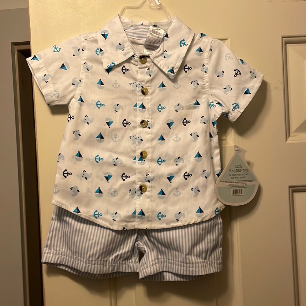Top and short. 12 month set